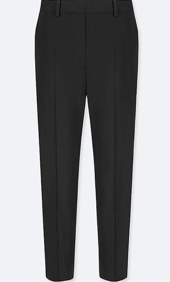 Black women's suit trousers fro UNIQLO